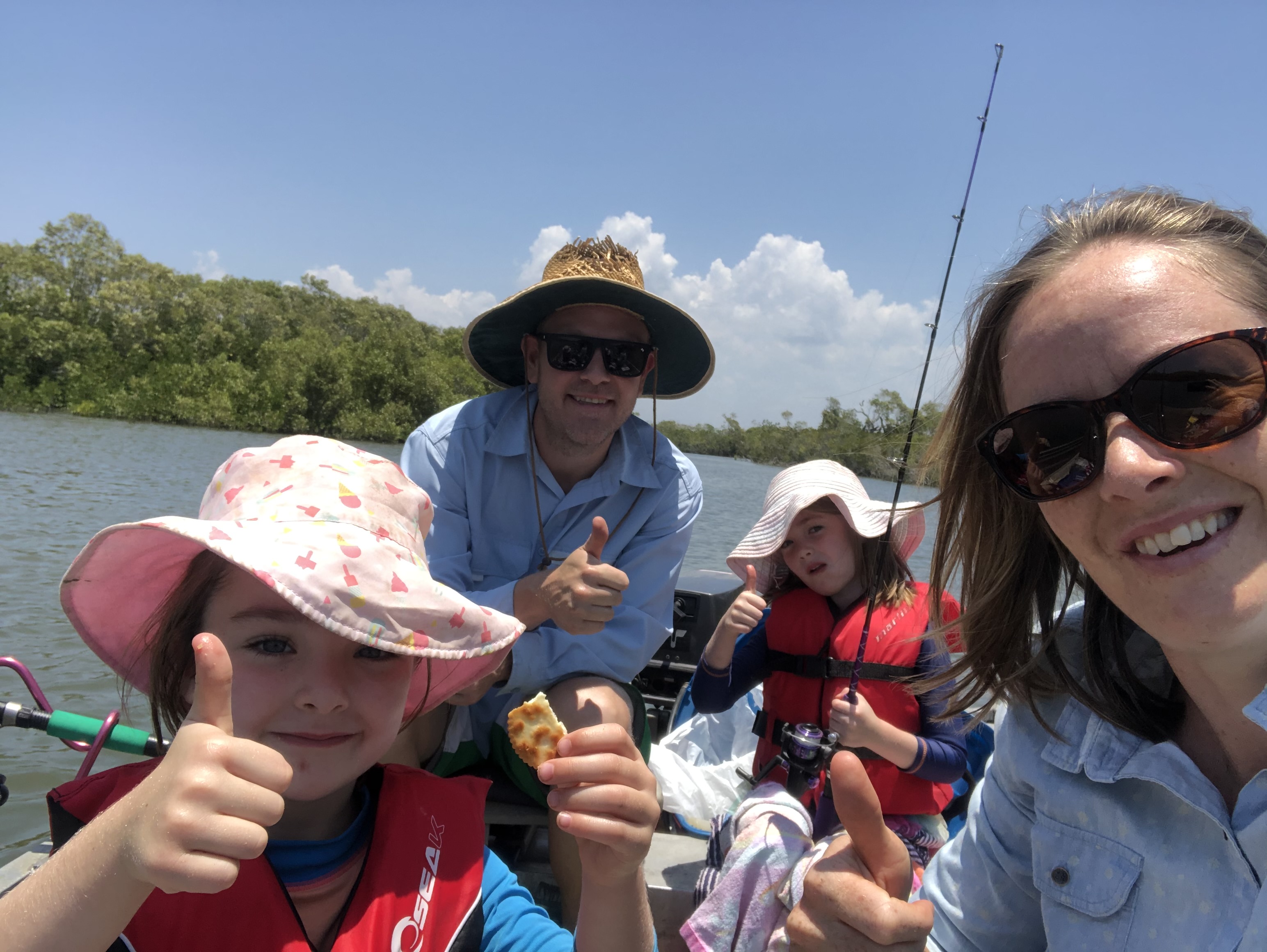 Family fishing